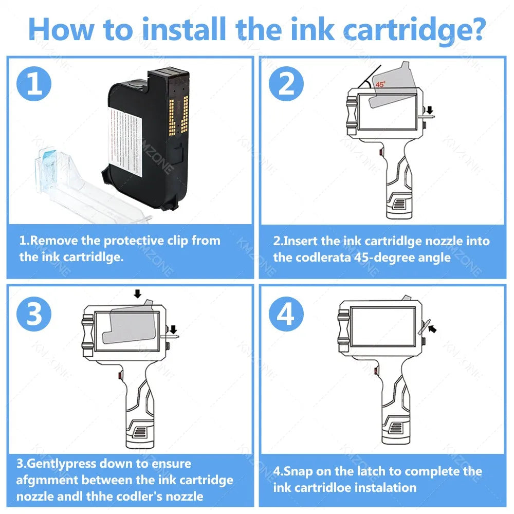 Mini Portable Inkjet Printer 600DPI – Date & Batch Code Machine