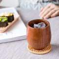 FEB.WIND Wooden Tea Cup – Shatterproof Mug for Camping & Home Wooden Drinkware Mug Nixie 1pc Tea Cup Wooden Tea Cup