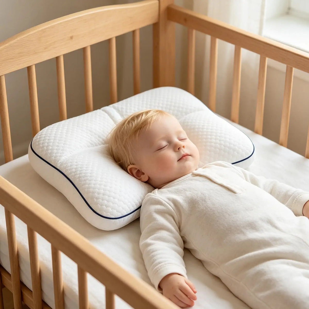 Kids Neck Support Pillow – Breathable Double-Sided Sleep Pillow Kids Sleep Pillow Nixie