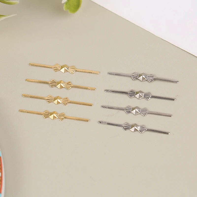 500pcs 25mm Metal Bowtie Connectors for Crystal Chandelier Beads Chandelier Connector Pins Nixie