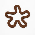 Silicone Geometric Coaster – Non-Slip Heat Resistant Drink Mat Silicone Coaster Nixie Brown 1pcs