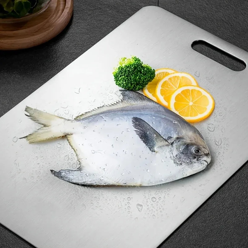 3-Piece Stainless Steel Cutting Board Set with Juice Groove Cutting Board Set Nixie
