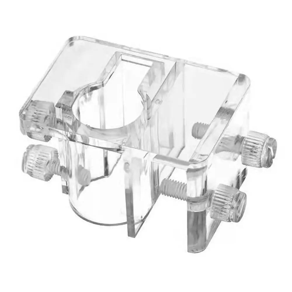 Acrylic Aquarium Pipe Clip Holder – Fits Tubes Up to 20mm