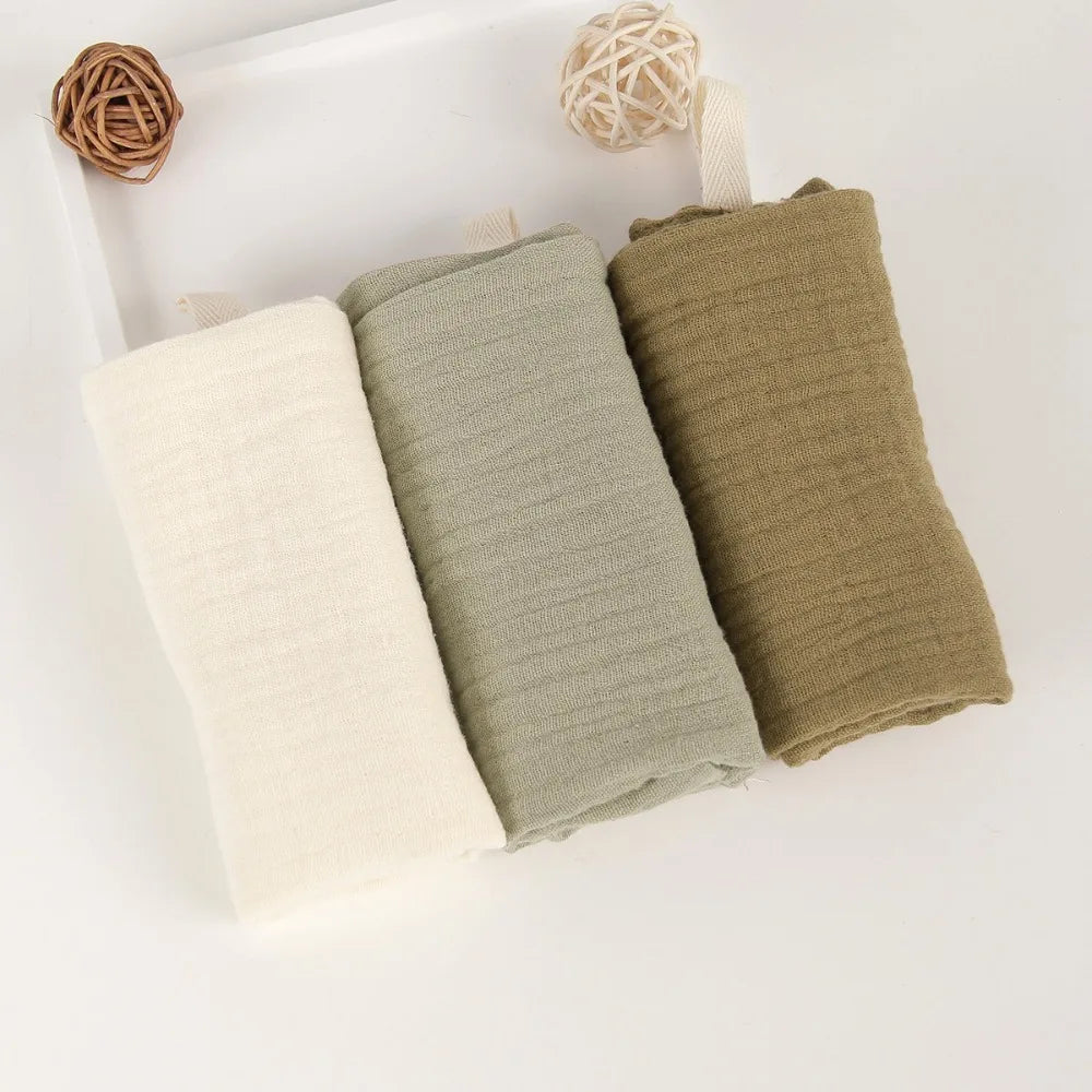 4-Layer Cotton Baby Washcloths – Soft Gauze Burp Cloths 3-5 Pack Baby Washcloths Nixie 29