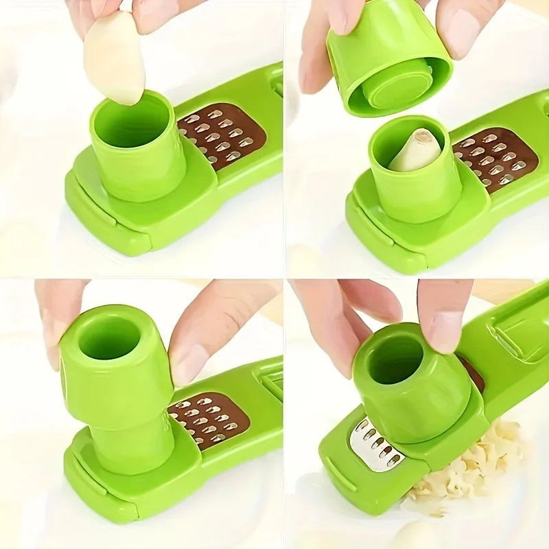 Mini Manual Garlic Press Grinder – BBQ Kitchen Food Mincer Garlic Press Grinder Nixie