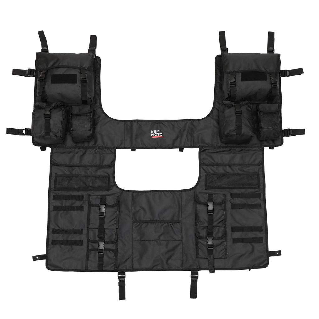 UTV Seat Back Storage Organizer – Polaris Ranger & Can-Am UTV Storage Organizer Nixie Black