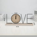 Nordic Wooden Table Clock – Minimalist Home Décor Piece Wooden Table Clock Nixie A2
