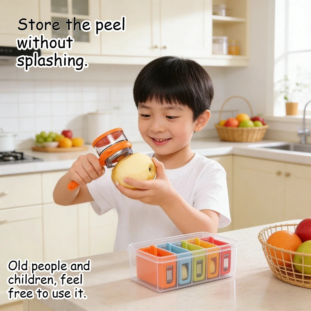 Double-Sided Stainless Steel Vegetable Peeler with Storage Case Vegetable Peeler Nixie