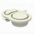 Silicone Dual Compartment Snack Box – Reusable Leakproof Lunch Container