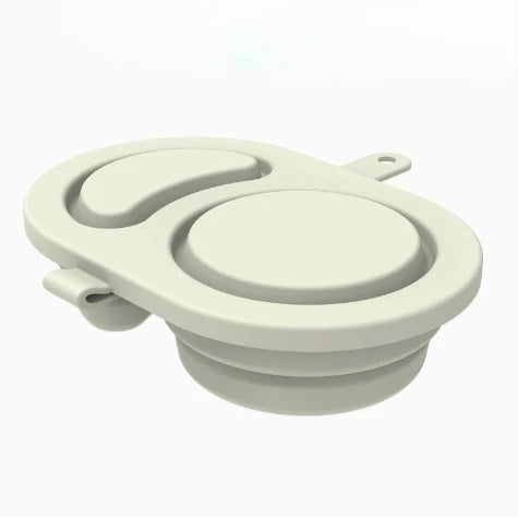 Silicone Dual Compartment Snack Box – Leakproof & Reusable