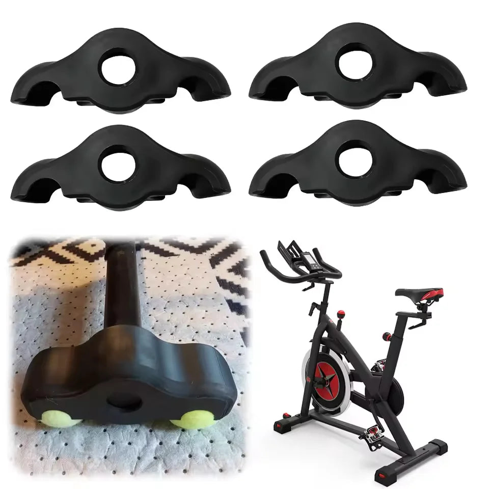 Indoor Cycling Trainer Foot Pads – Anti-Slip Shock Absorbing Cycling Trainer Pads Nixie