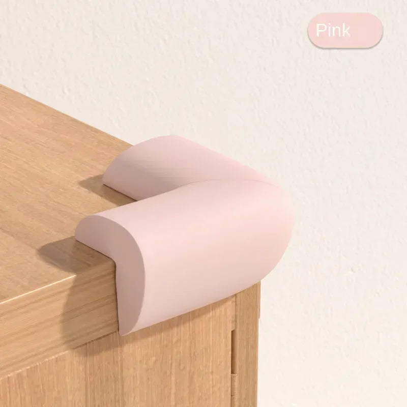 4-Pack Baby Corner Guards – Soft NBR Table Edge Protectors Baby Corner Guards Nixie Pink 4PCS