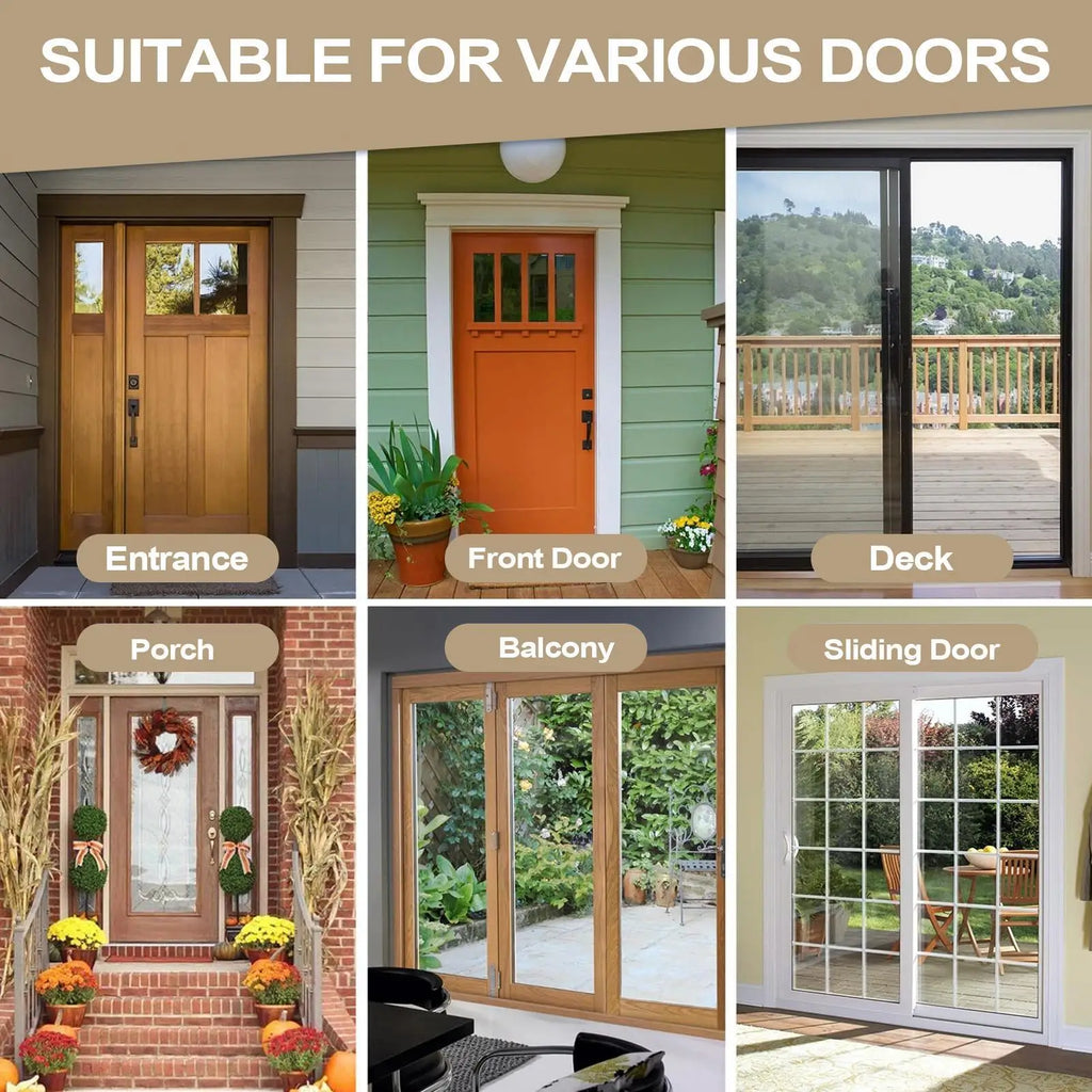 Zipper Pet Screen Door – Cat & Dog Proof Mesh 35x87" | Nixie