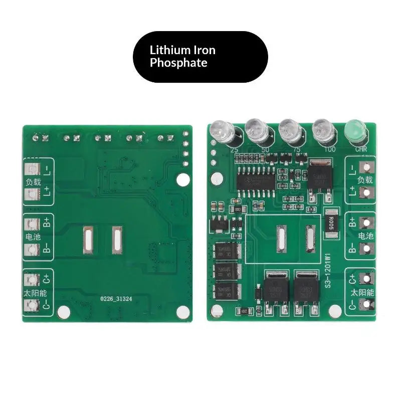 12V 12A Solar Charge Controller – Lithium Battery Charging Board Solar Charge Controller Nixie B