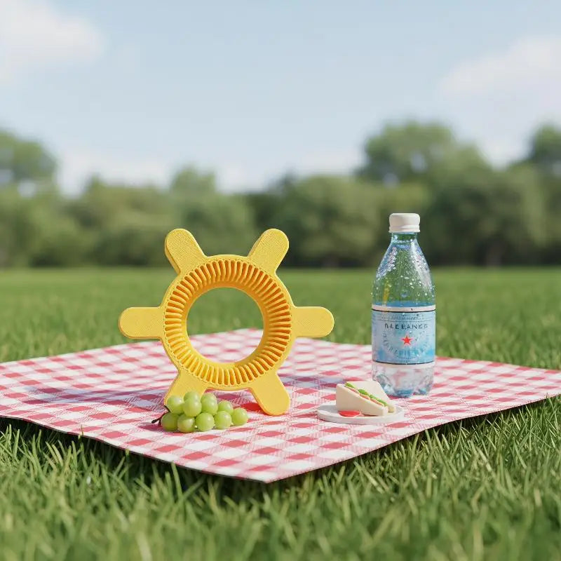 Multi-Function Rotary Bottle Cap Opener – Yellow Plastic Bottle Cap Opener Nixie