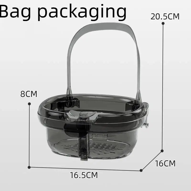 Sink Hanging Drain Basket – BPA-Free Acrylic Kitchen Colander Kitchen Drain Basket Nixie A1