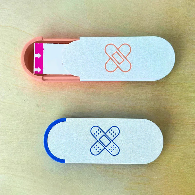 Cute Sliding Storage Box for Bandages, Swabs & Toothpicks Small Item Storage Box Nixie