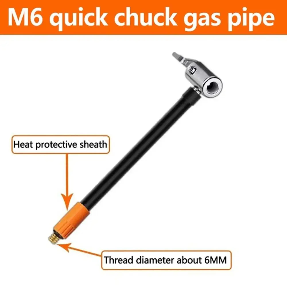 M6 Thread Tire Inflator Hose Adapter | Push-Lock Anti-Leak Tire Inflator Hose Nixie