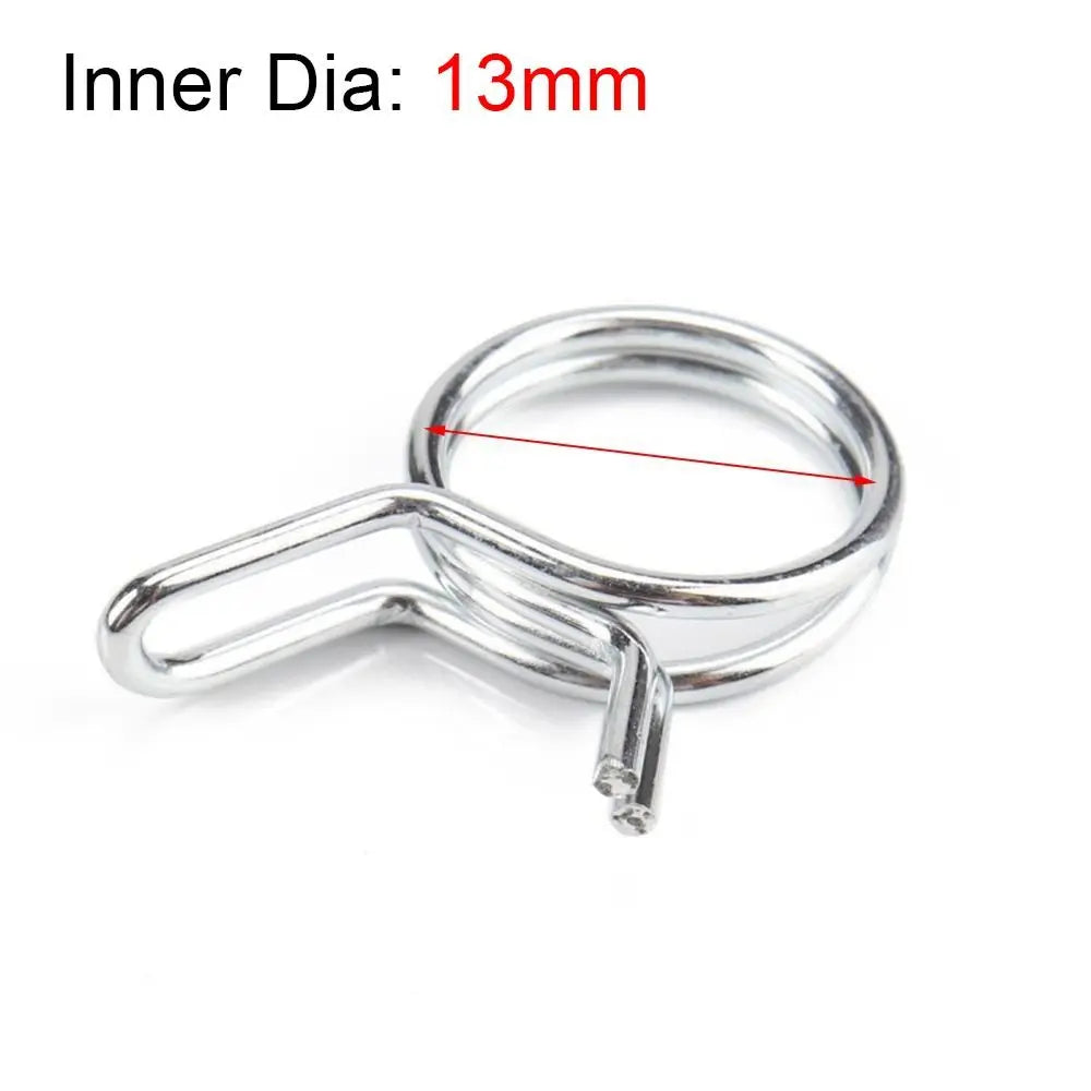 10Pcs Stainless Steel Spring Hose Clamps 5mm–30mm Assortment Kit Spring Hose Clamps Nixie 13mm