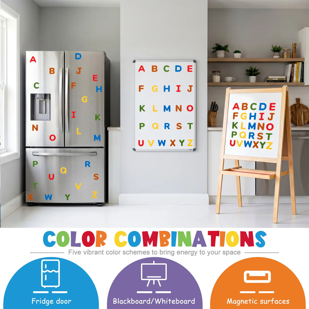 26Pcs Silicone Magnetic Alphabet Letters ABC Fridge Learning Toy Magnetic Learning Toy Nixie