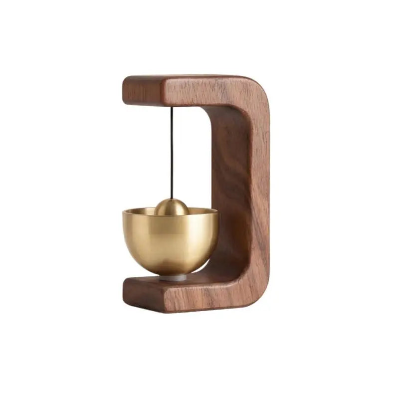 Wooden Wind Chime Magnetic Brass Doorbell | Home Décor Bell Decorative Doorbell Nixie