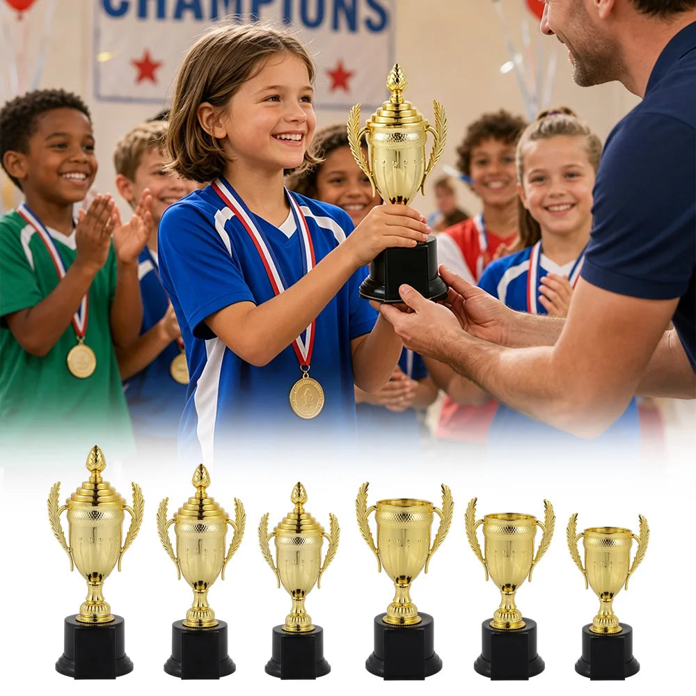 Kids Soccer Trophy Award Cup – Plastic Prize Cup for Children