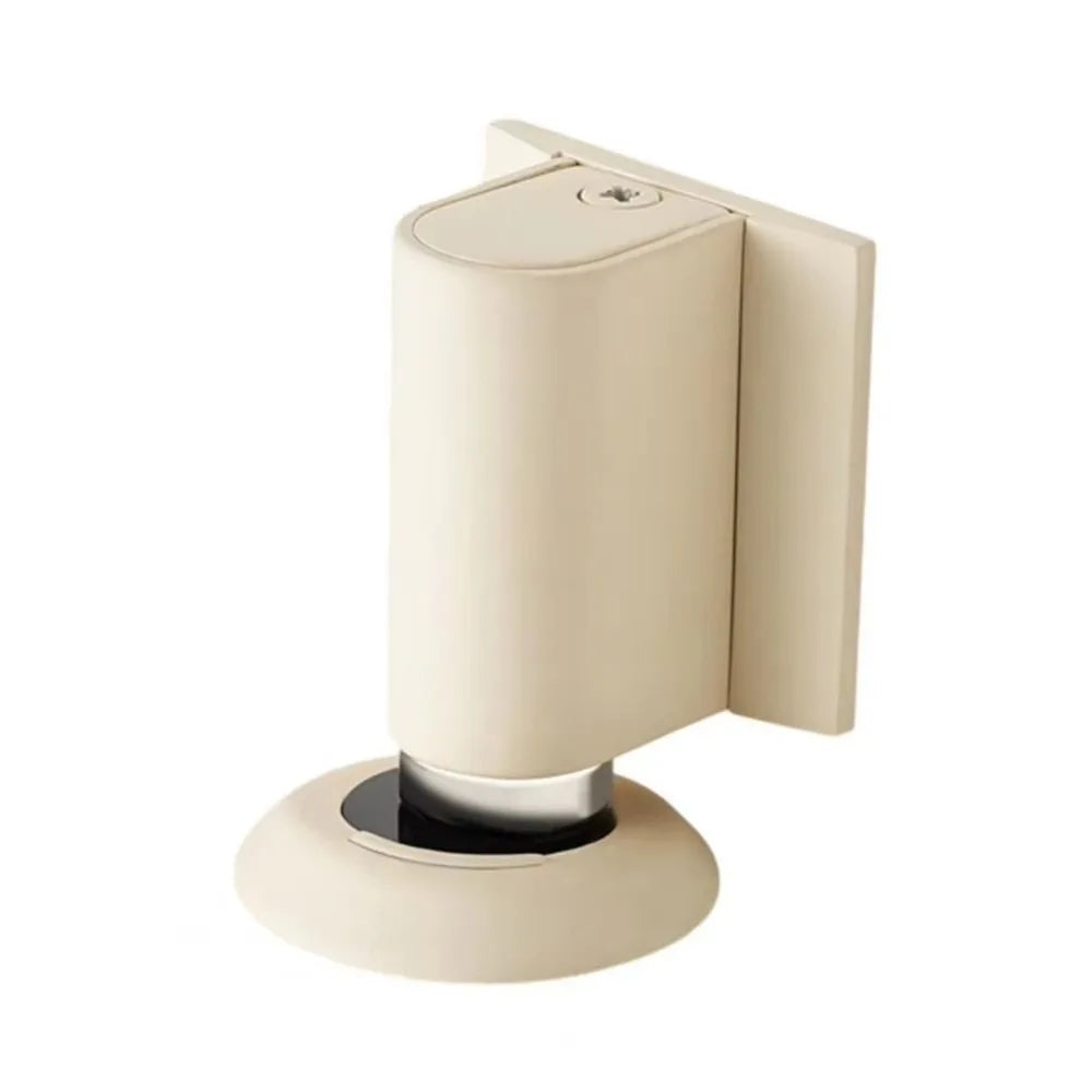 Magnetic Door Stopper – Punch-Free Heavy Duty Floor Mount Magnetic Door Stopper Nixie Beige