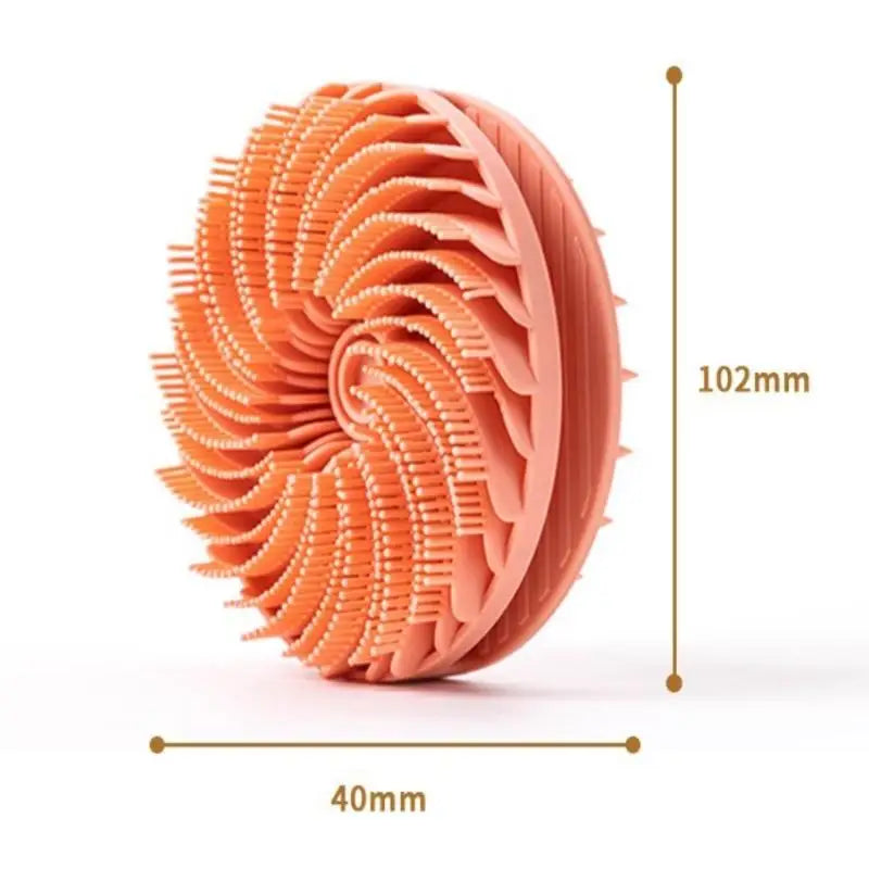 Dual-Sided Silicone Body Scrubber & Scalp Massage Bath Brush Bath Scrub Brush Nixie