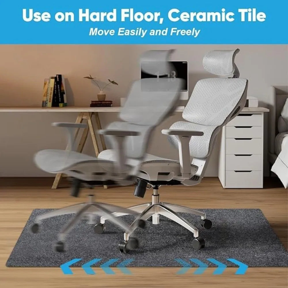 Anti-Slip Office Chair Mat – Floor Protection Pad 90x120cm Office Chair Mat Nixie