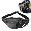 KEMITOUR EVA Waterproof Motorcycle Waist & Leg Bag Fanny Pack Motorcycle Waist Bag Nixie Black