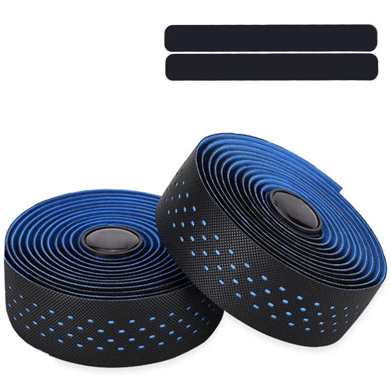 Anti-Slip Cycling Handlebar Tape – Road & Gravel Bike EVA Grip Bike Handlebar Tape Nixie Blue Bike Tape
