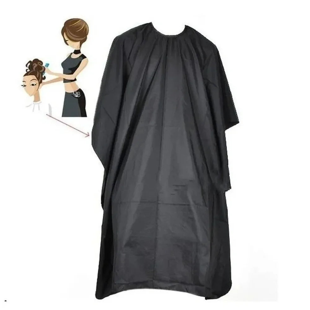 Professional Black Hairdressing Cape | Waterproof Barber Gown Hairdressing Cape Nixie