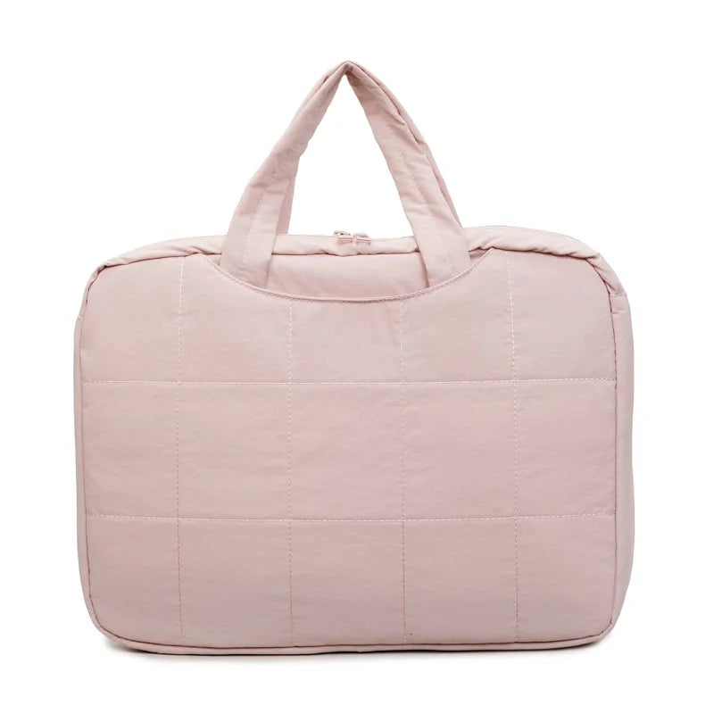 Nixie Korean Canvas Laptop Tote Bag 15" | Women's Work Bag Canvas Laptop Tote Nixie