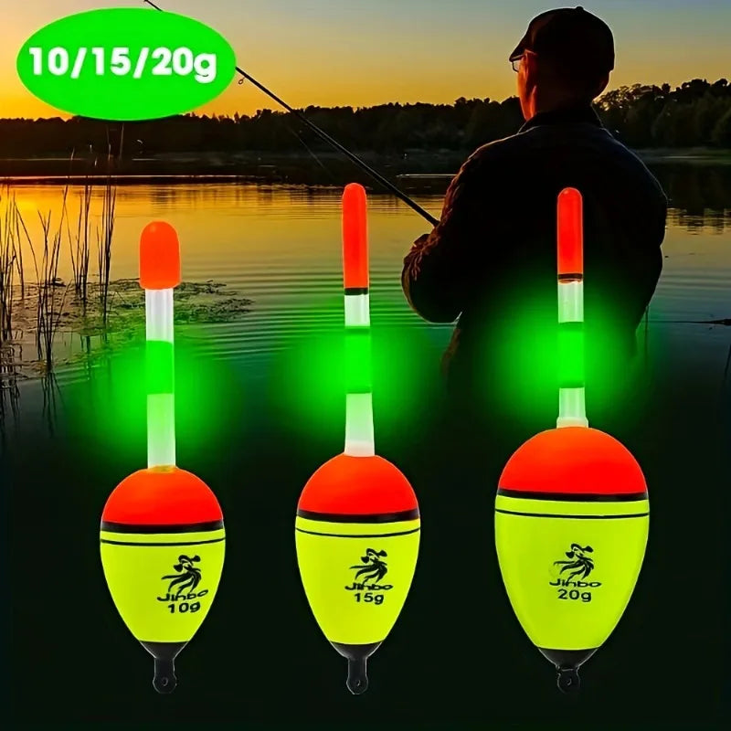 3PCS Luminous Fishing Float Bobber Set – Sea & Carp Fishing Fishing Float Bobber Nixie