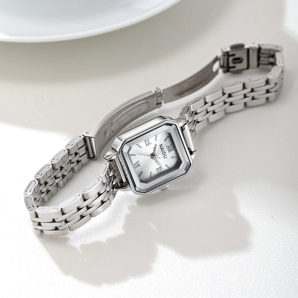 REBIRTH Women's Retro Quartz Watch – Light Luxury Daily Style Women's Quartz Watch Nixie