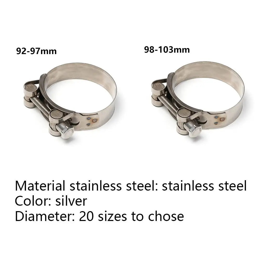 Stainless Steel T-Bolt Hose Clamp – Pipe Sealing Clip Hose Clamp Nixie