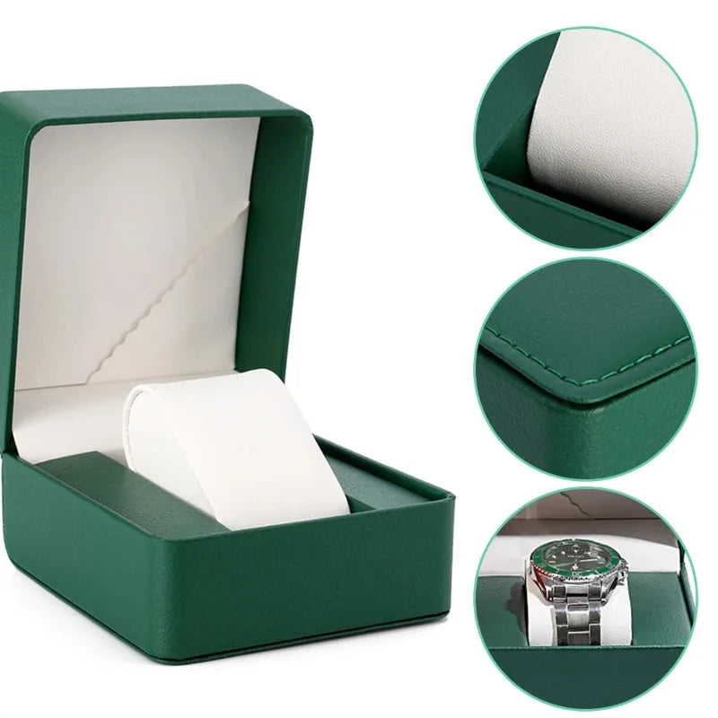 PU Leather Single Watch Box – Display Case & Travel Organizer Watch Storage Box Nixie