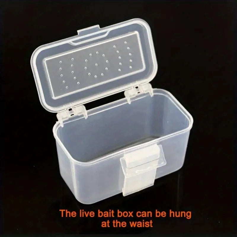 Portable Waist Hanging Fishing Bait Box – Worms & Insects Fishing Bait Box Nixie