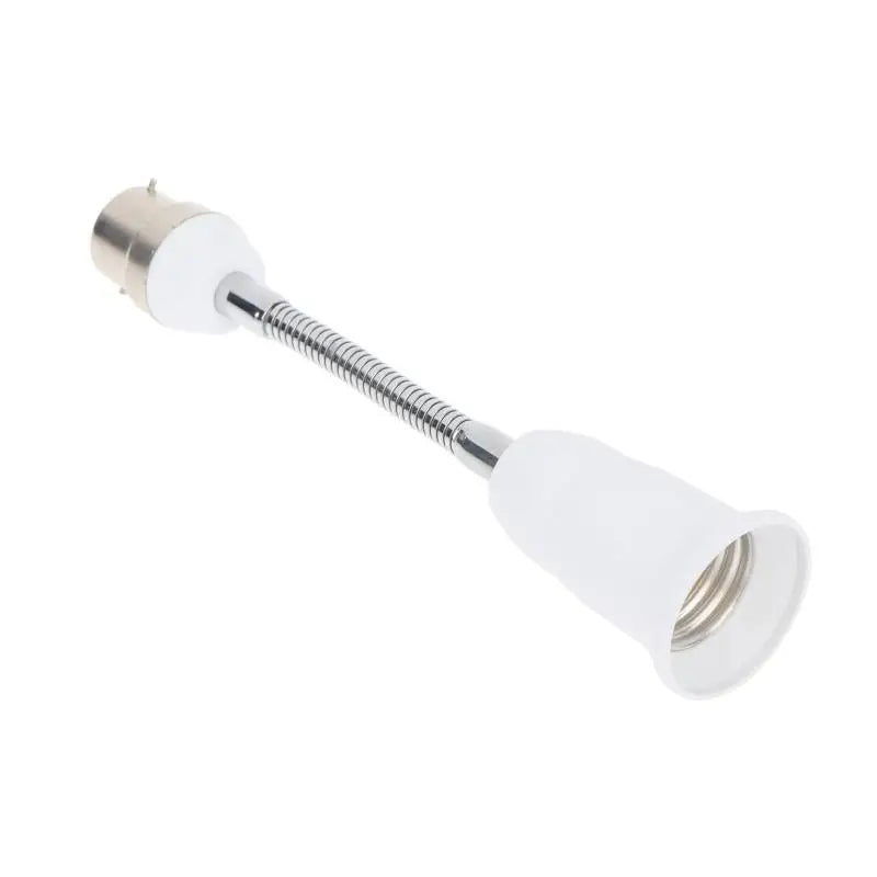 B22 to E27 Light Converter 360° Adjustable Gooseneck Adapter Light Socket Adapter Nixie