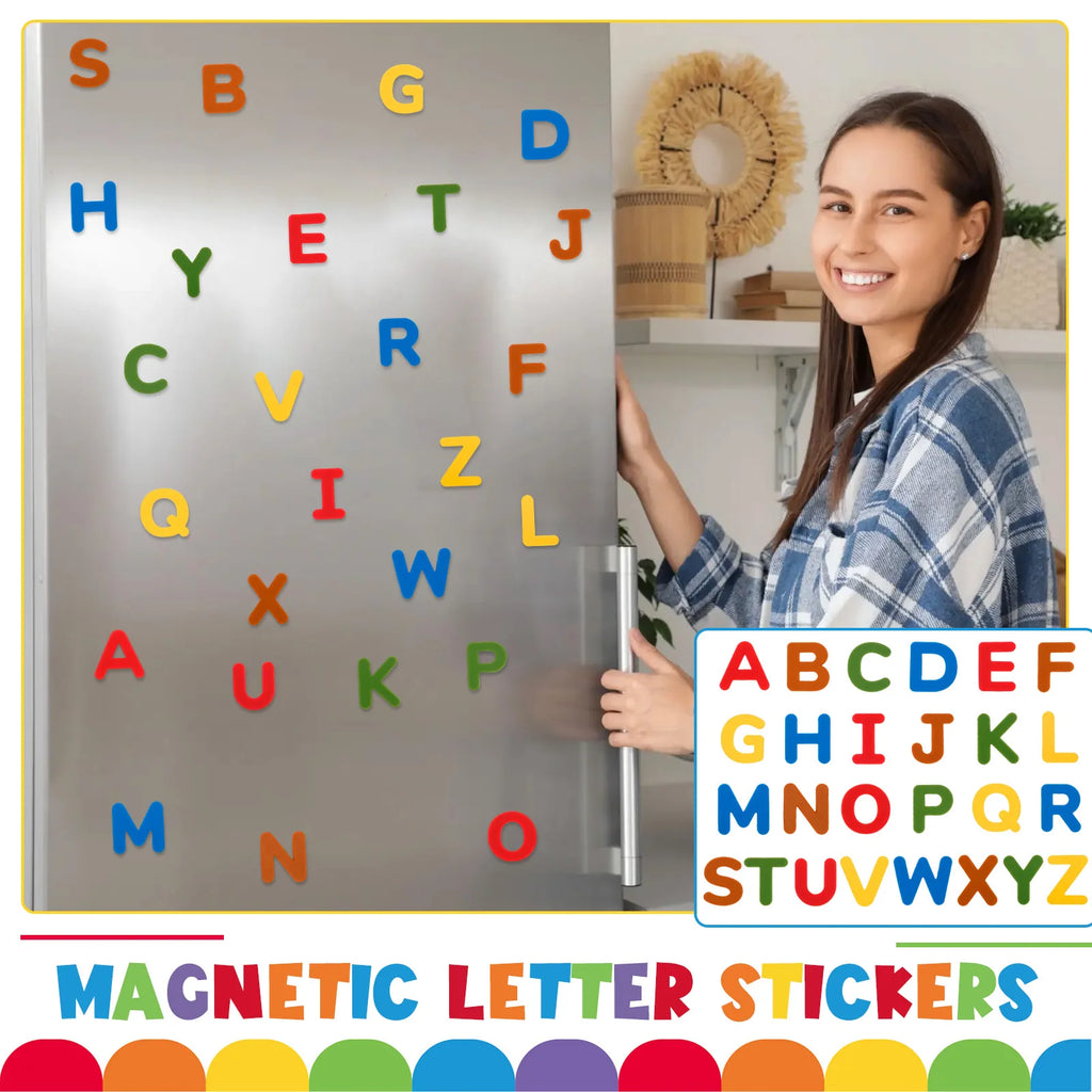 26Pcs Silicone Magnetic Alphabet Letters ABC Fridge Learning Toy Magnetic Learning Toy Nixie