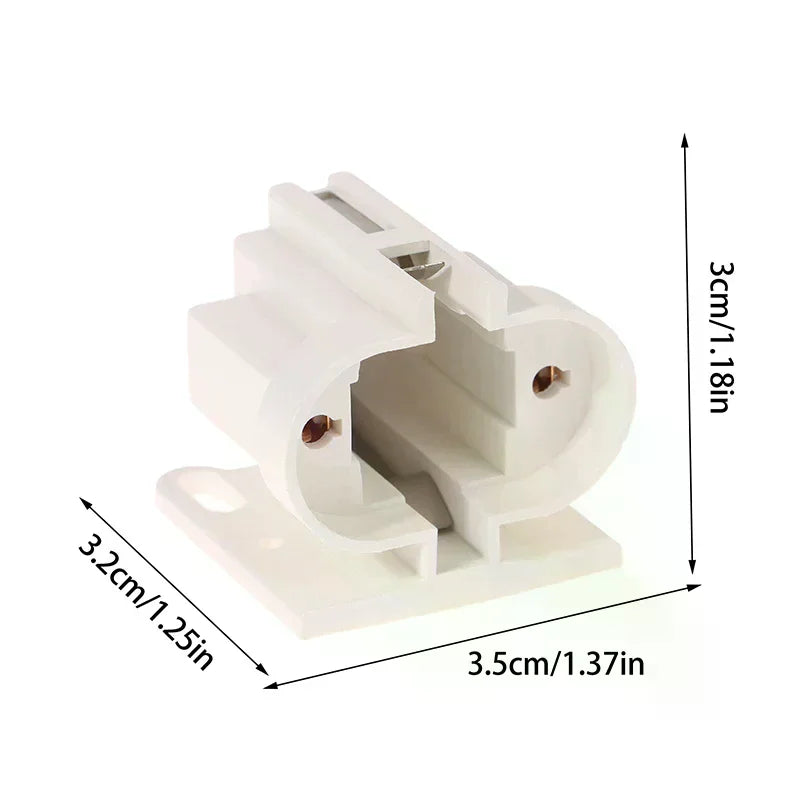 G23 Lamp Socket 2-Pin Plug-In for H & U Tube CFL Bulbs – 2PCS Lamp Socket Base Nixie