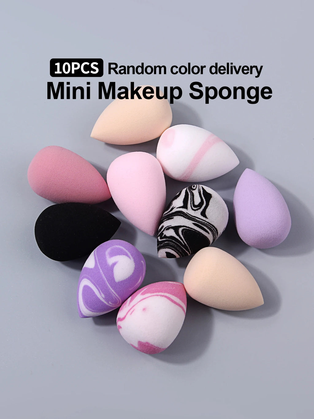 Mini Makeup Sponges – Water-Expanding Cosmetic Puffs 10–100 Pcs Makeup Sponge Nixie 10pcs