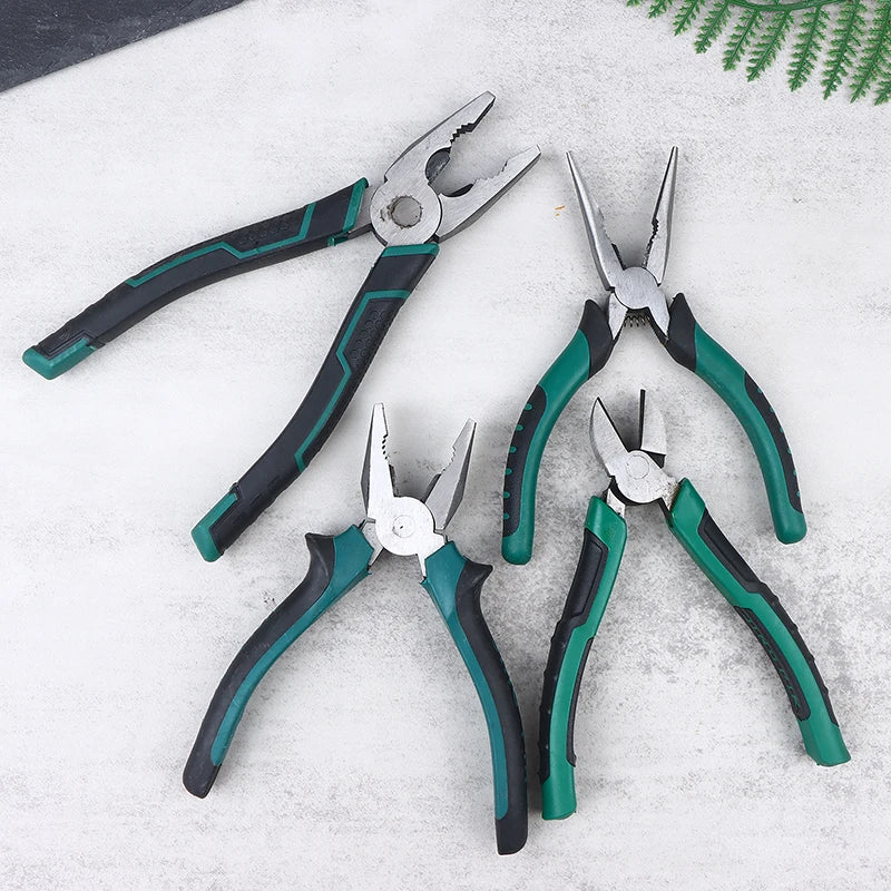 6/8 Inch Steel Wire Cutter – Pointed Nose & Diagonal Pliers Hand Tool Pliers Nixie