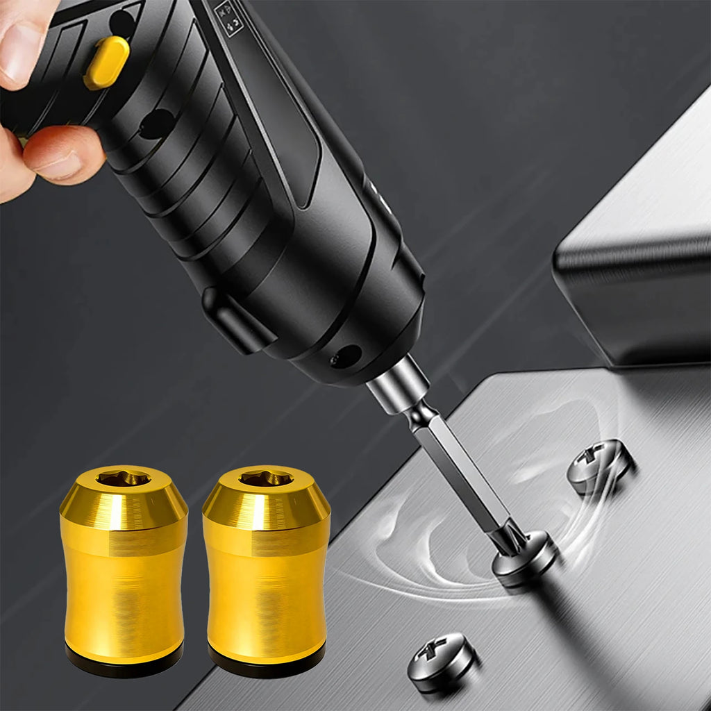 2Pcs Magnetic Screw Rings 6.35mm Screwdriver Bit Magnetizer Screwdriver Bit Magnetizer Nixie