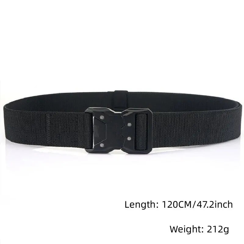 Unisex Tactical Quick-Buckle Elastic Outdoor Training Belt Tactical Elastic Belt Nixie