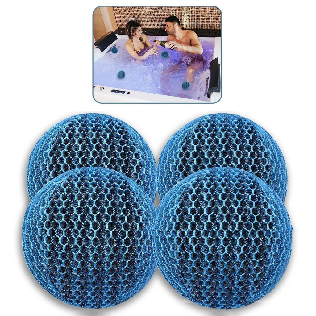 Floating Pool & Hot Tub Scum Absorber Oil Skimmer Ball Pool Scum Absorber Nixie