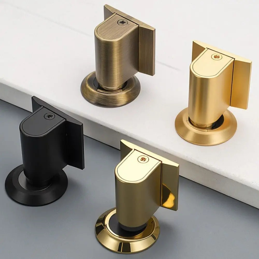 Magnetic Door Stopper – Punch-Free Heavy Duty Floor Mount Magnetic Door Stopper Nixie