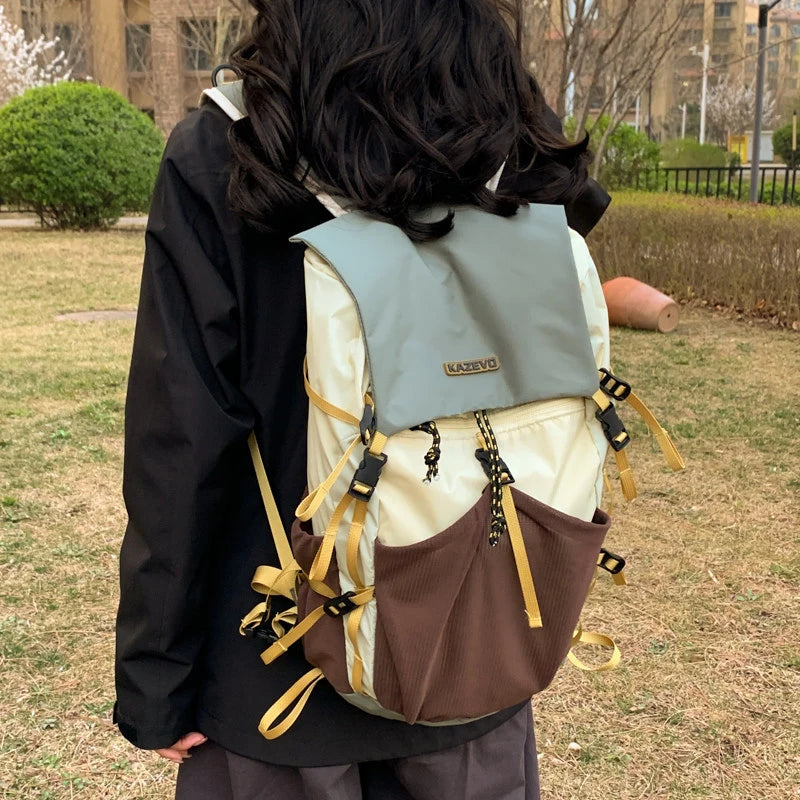 Nixie 20-35L Color-Block Hiking Backpack – Lightweight Hiking Backpack Nixie
