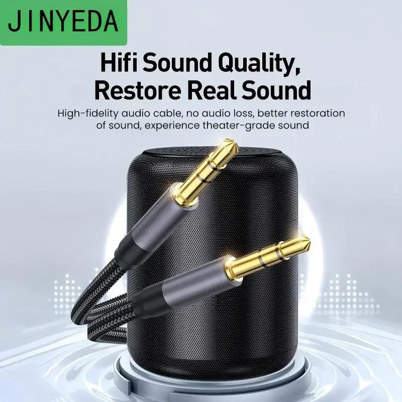 3.5mm Male to Male Aux Audio Cable 3M | Universal Jack Cord Aux Audio Cable Nixie