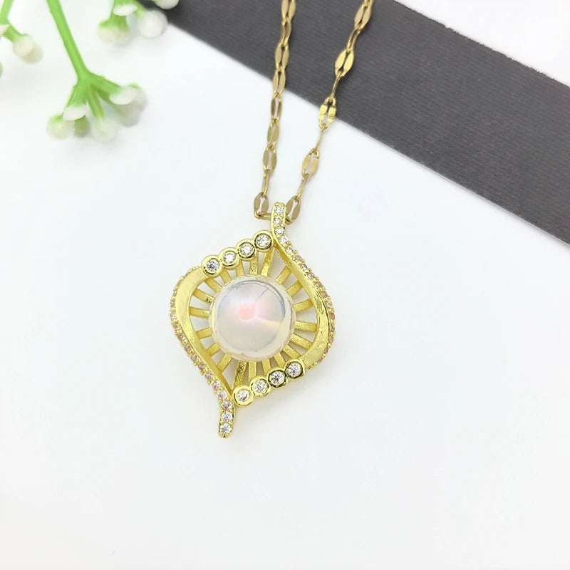 Imitation Pearl Pendant Necklace – Stainless Steel Choker Pendant Necklace Nixie